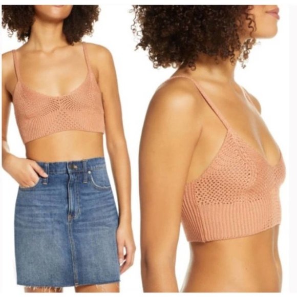 Free People Other - Free People You Wanna Brami Top Sugar Almond M